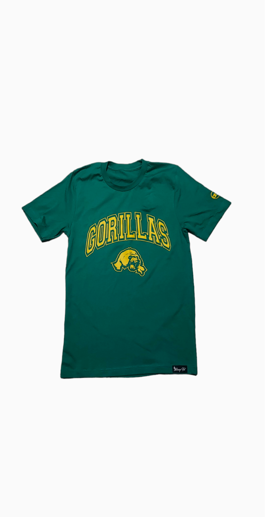 Premium Untamed Gorilla team green yellow tee - Alwayz Hot 