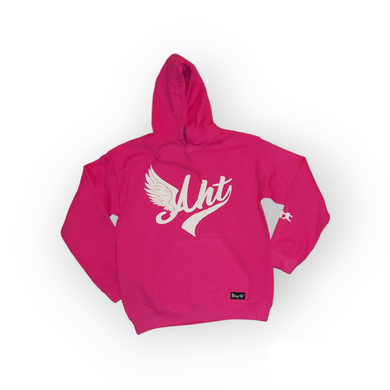 Fly athletic unisex hoodie hot pink - Alwayz Hot 