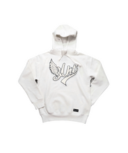 Load image into Gallery viewer, &quot;Snow White&quot; fly chenille unisex hoodie - Alwayz Hot 
