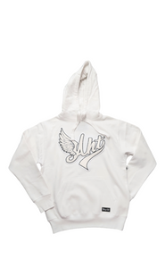 "Snow White" fly chenille unisex hoodie - Alwayz Hot 