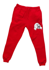 Premium XXL Untamed Gorilla hoodie jogger set red - Alwayz Hot 