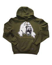 Load image into Gallery viewer, Premium XXL Chenille Untamed Gorilla hoodie jogger set olive - Alwayz Hot 
