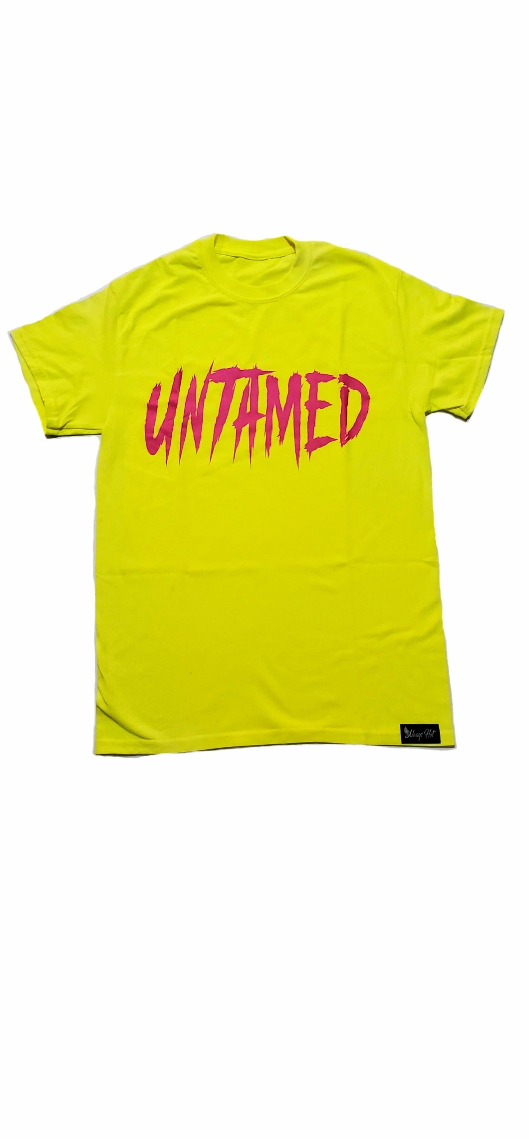 Untamed tee neon yellow - Alwayz Hot 