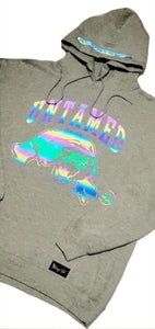 Rainbow Reflective Signature Untamed Gorilla hoodie - Alwayz Hot 