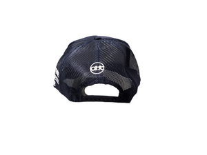 Premium 3D puff embroidery signature Untamed Gorilla foam front trucker hat navy blue - Alwayz Hot 