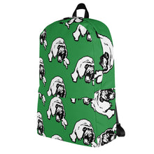 Load image into Gallery viewer, Untamed Gorilla multi pattern print Backpack green - Alwayz Hot 
