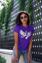 Load image into Gallery viewer, On The Fly athletic tee   purple - Alwayz Hot 
