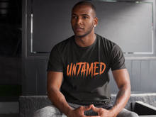 Load image into Gallery viewer, Untamed unisex crewneck black &amp; orange - Alwayz Hot 
